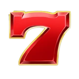 Rood getal 7 symbool uit de Fire Joker gokkast van Play'n GO