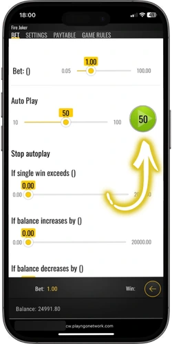 Fire Joker gratis spelen met automatische rondes via AUTO PLAY