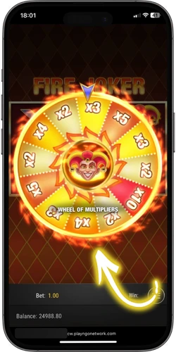 Fire Joker slot demo vol speelveld met Rad van Vermenigvuldigers